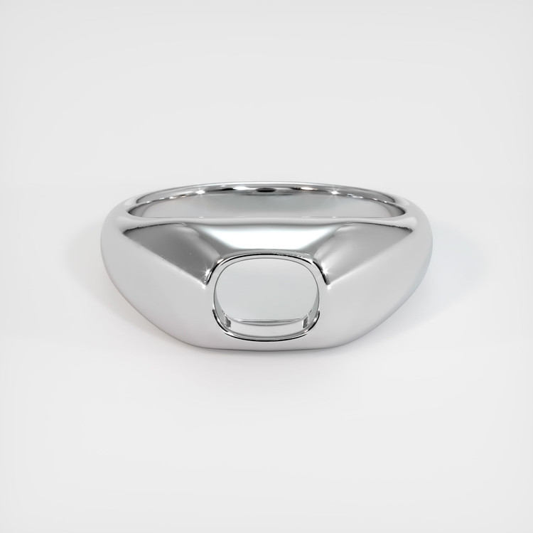 14K White Gold Men's Ring Setting