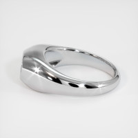 14K White Gold Men's Ring Setting Image