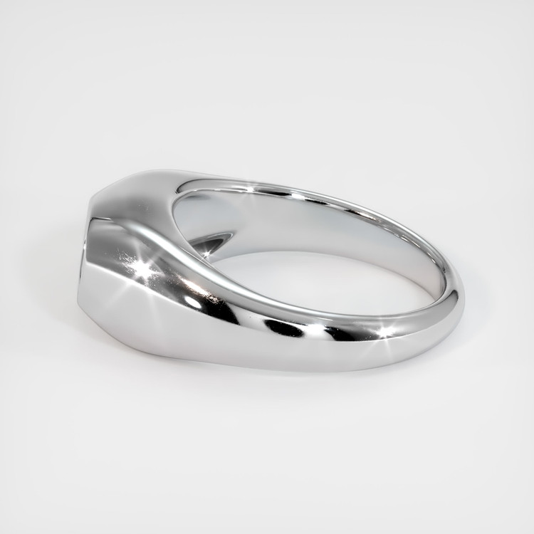 14K White Gold Men's Ring Setting