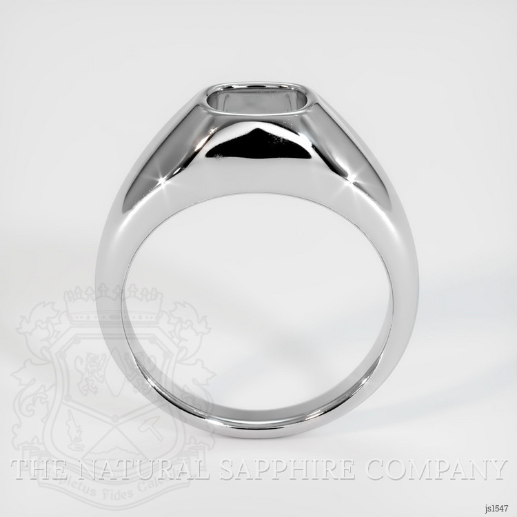 18K White Gold Men's Ring Setting