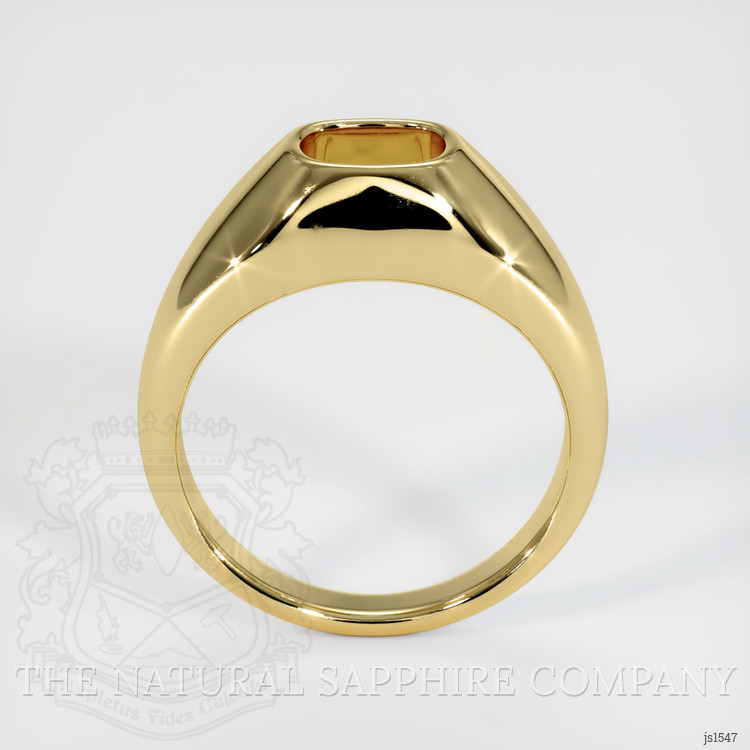 18K Yellow Gold Men's Ring Setting