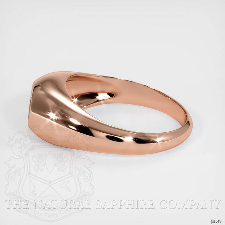 14K Rose Gold Men's Ring Setting