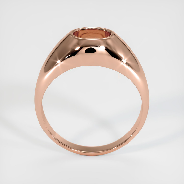 14K Rose Gold Men's Ring Setting