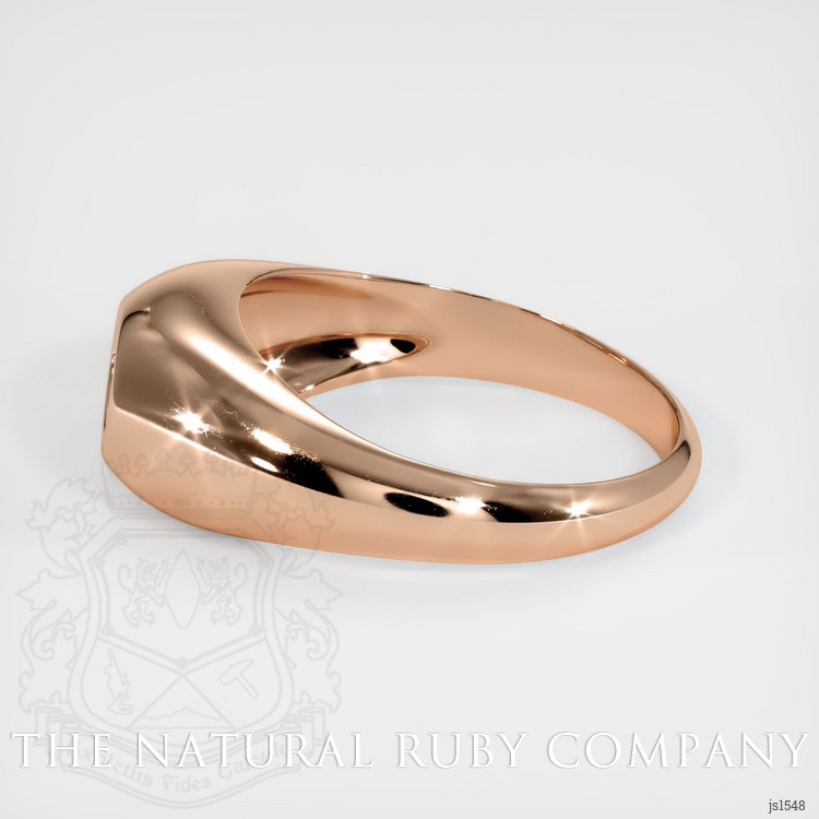18K Rose Gold Men's Ring Setting