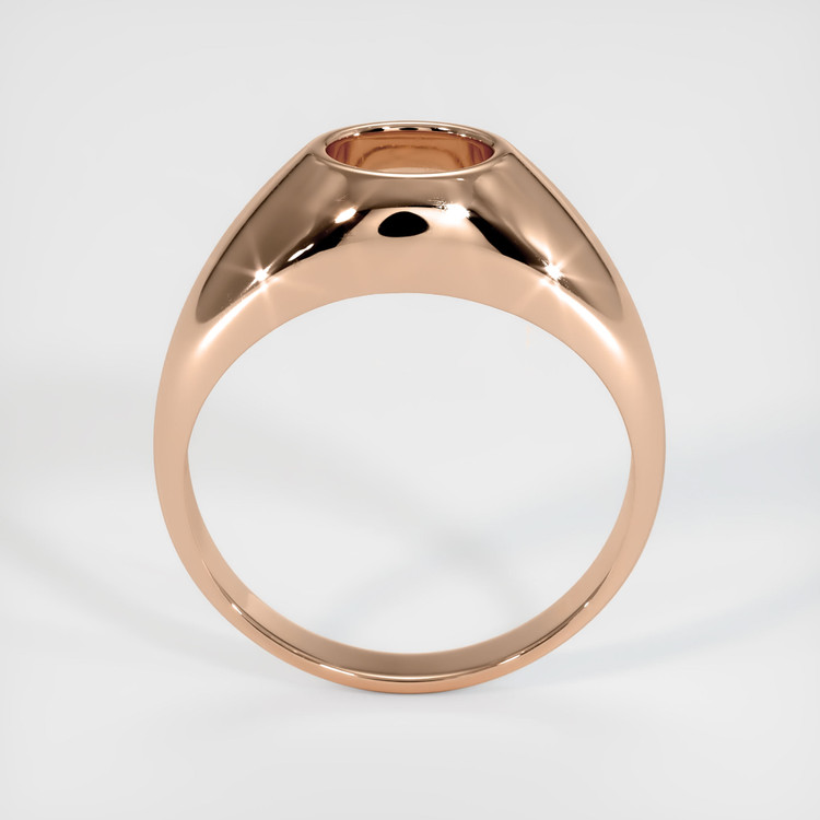 18K Rose Gold Men's Ring Setting