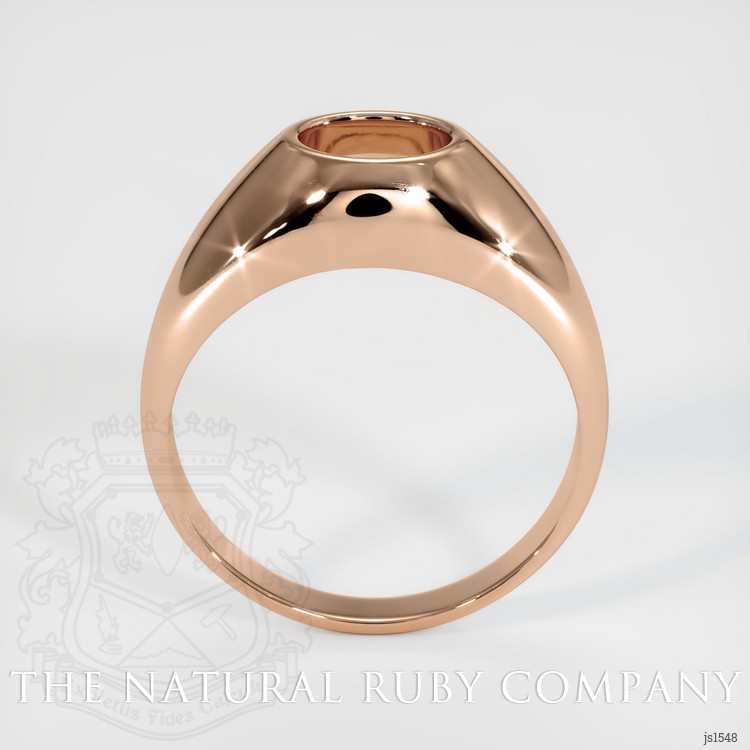 18K Rose Gold Men's Ring Setting