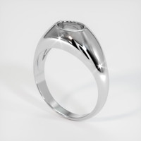 10K White Gold Men's Ring Setting Video