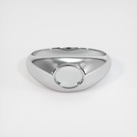 10K White Gold Men's Ring Setting Image