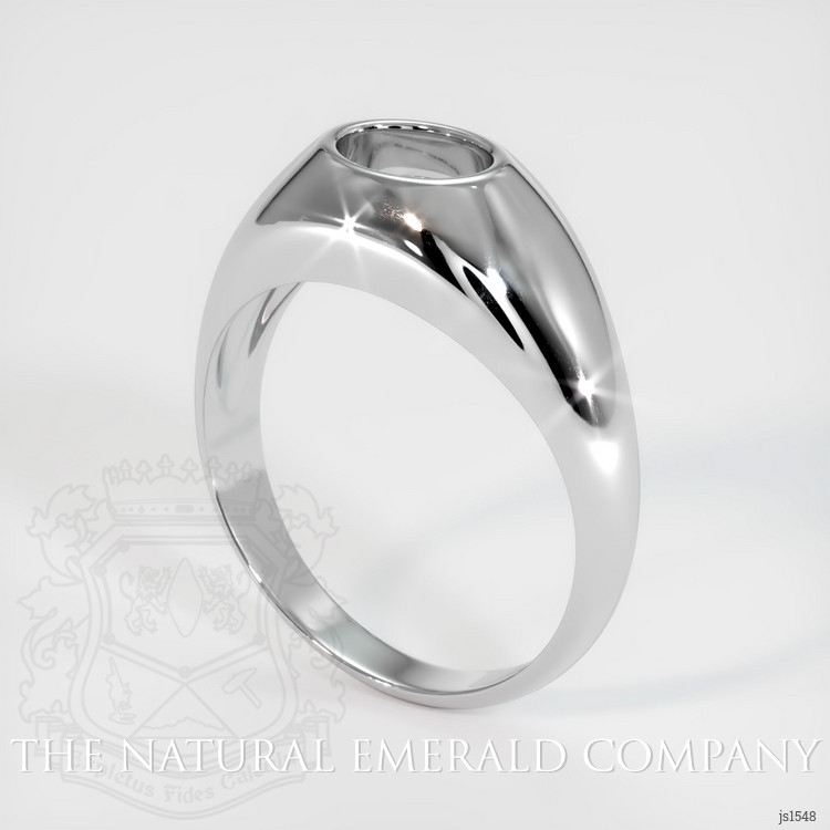 18K White Gold Men's Ring Setting