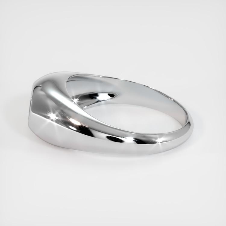 18K White Gold Men's Ring Setting