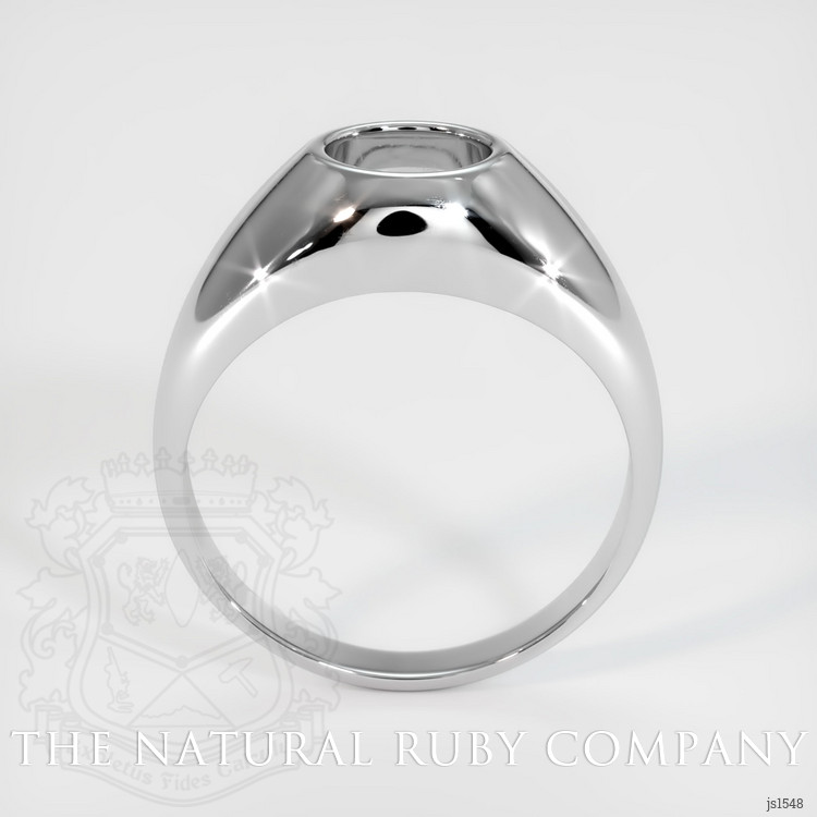 18K White Gold Men's Ring Setting