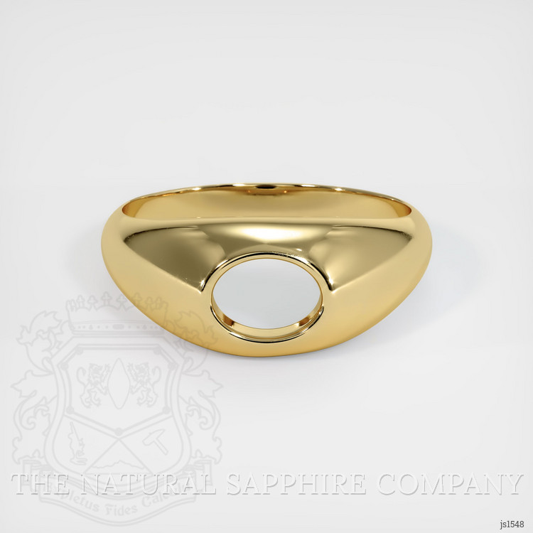 10K Yellow Gold Men's Ring Setting