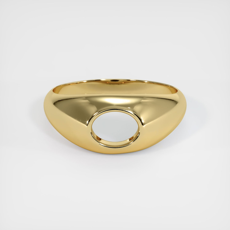 14K Yellow Gold Men's Ring Setting
