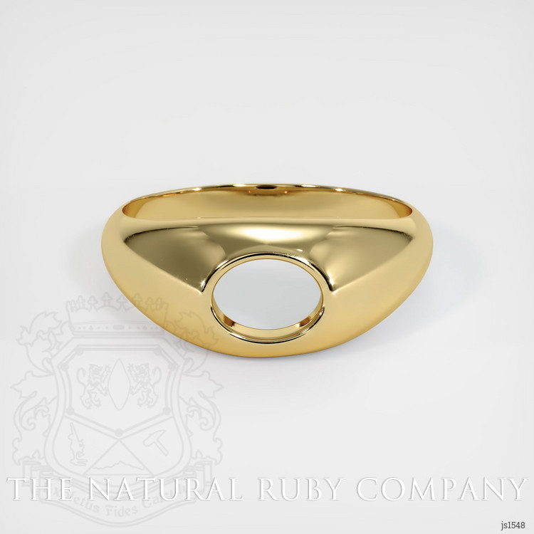 14K Yellow Gold Men's Ring Setting