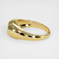18K Yellow Gold Men's Ring Setting Image