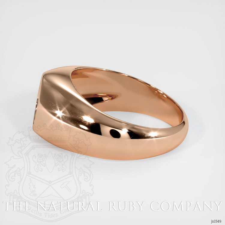 18K Rose Gold Men's Ring Setting