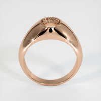 18K Rose Gold Men's Ring Setting Image