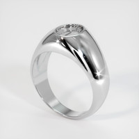 10K White Gold Men's Ring Setting Video