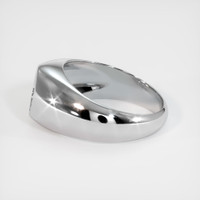14K White Gold Men's Ring Setting Image