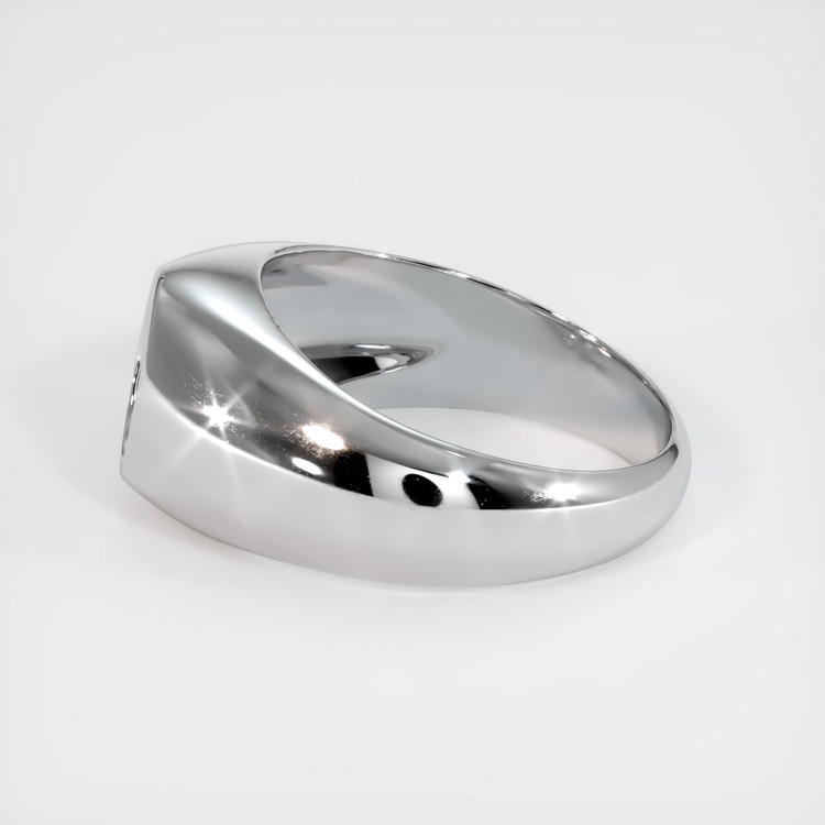18K White Gold Men's Ring Setting