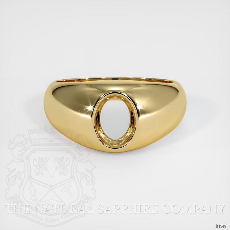 10K Yellow Gold Men's Ring Setting