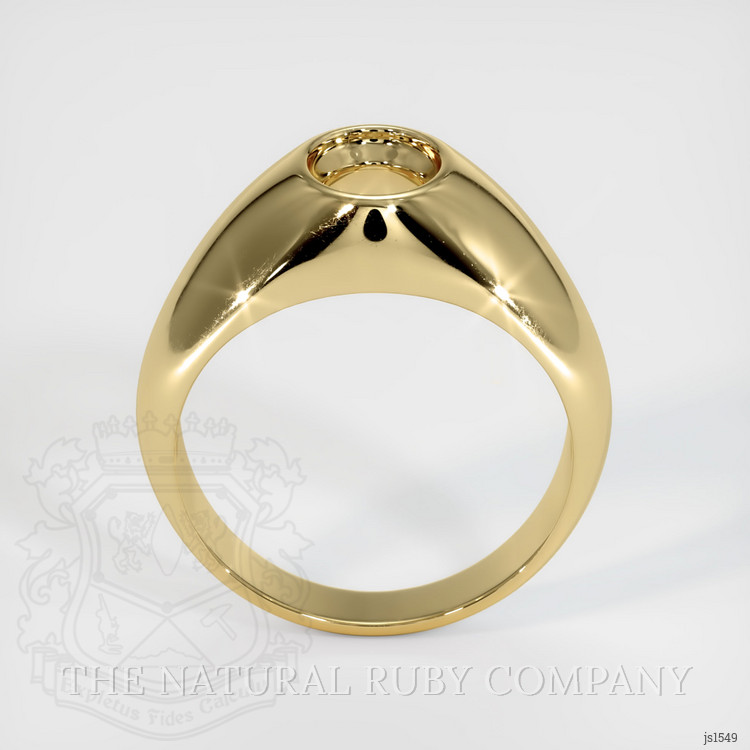 10K Yellow Gold Men's Ring Setting
