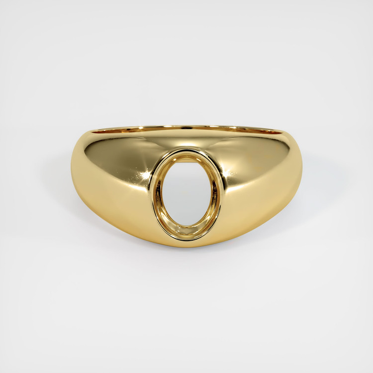 14K Yellow Gold Men's Ring Setting