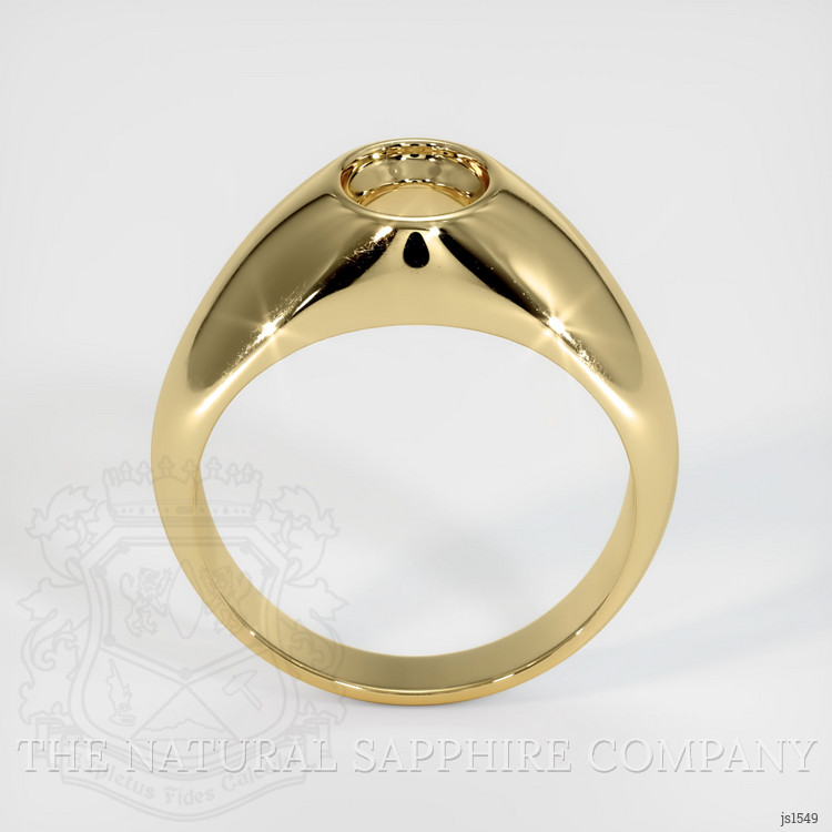 14K Yellow Gold Men's Ring Setting