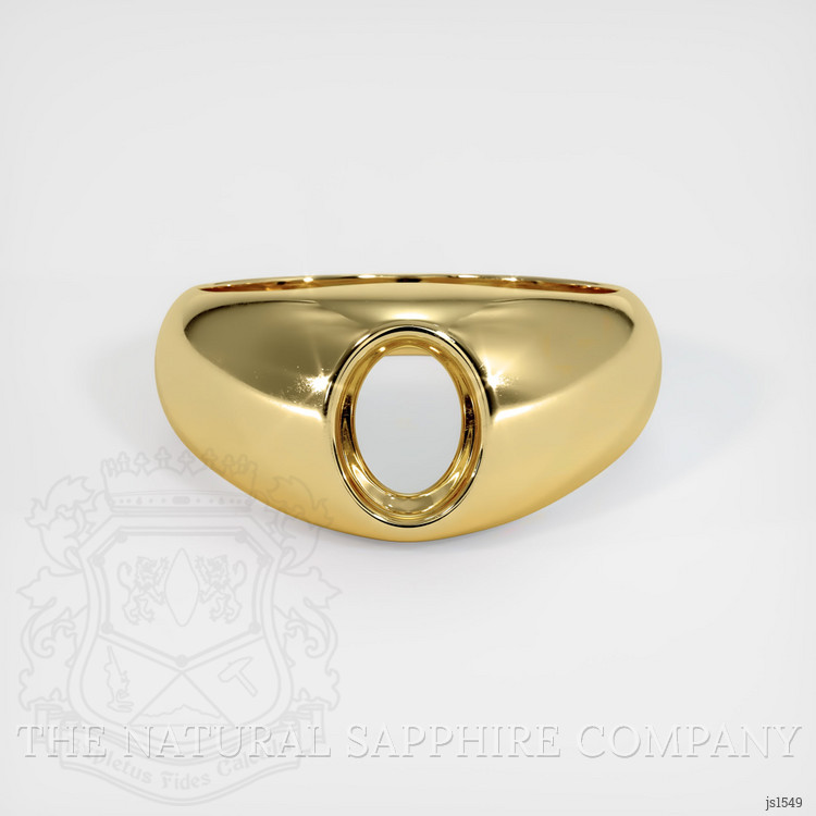 18K Yellow Gold Men's Ring Setting