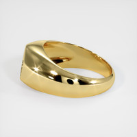 18K Yellow Gold Men's Ring Setting Image