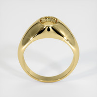 18K Yellow Gold Men's Ring Setting Image