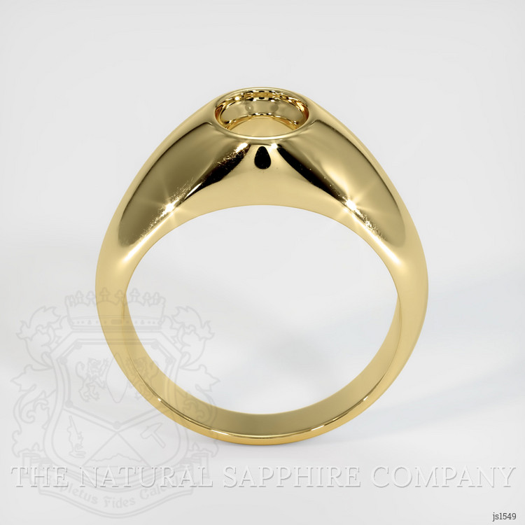 18K Yellow Gold Men's Ring Setting