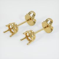 18K Yellow Gold Studs Earring Setting Video