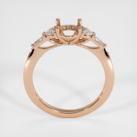 18K Rose Gold Accent Stones Ring Setting Image