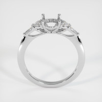 18K White Gold Accent Stones Ring Setting Image