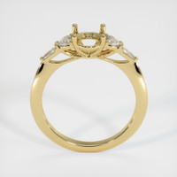 14K Yellow Gold Accent Stones Ring Setting Image