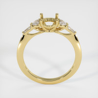 18K Yellow Gold Accent Stones Ring Setting Image