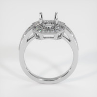 14K White Gold Pave Ring Setting Image