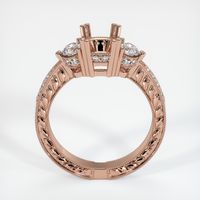 14K Rose Gold Antique Style Ring Setting Image