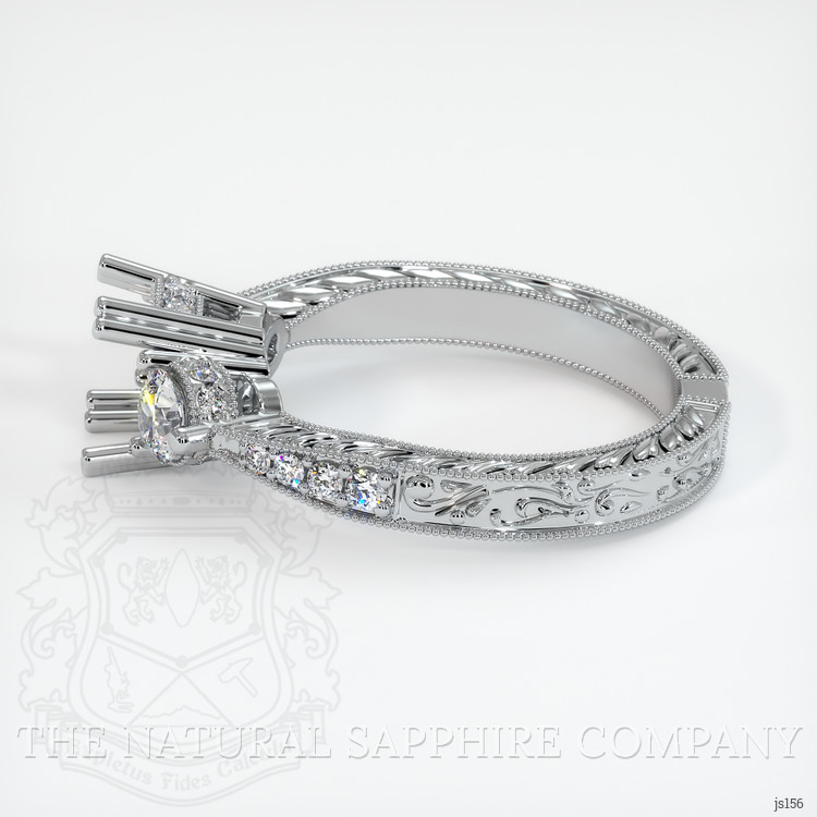 Silver Antique Style Ring Setting