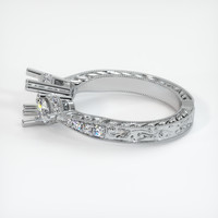 10K White Gold Antique Style Ring Setting Image