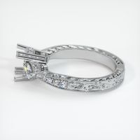 18K White Gold Antique Style Ring Setting Image