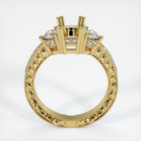 18K Yellow Gold Antique Style Ring Setting Image