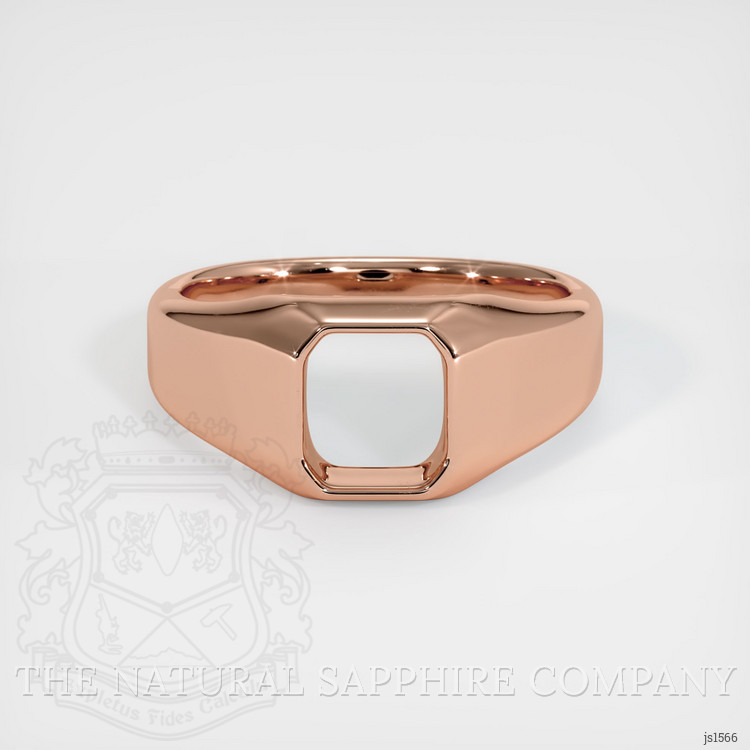 14K Rose Gold Men's Ring Setting