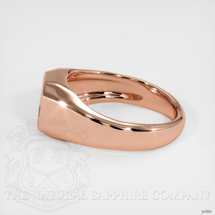 14K Rose Gold Men's Ring Setting