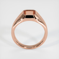 14K Rose Gold Men's Ring Setting Image