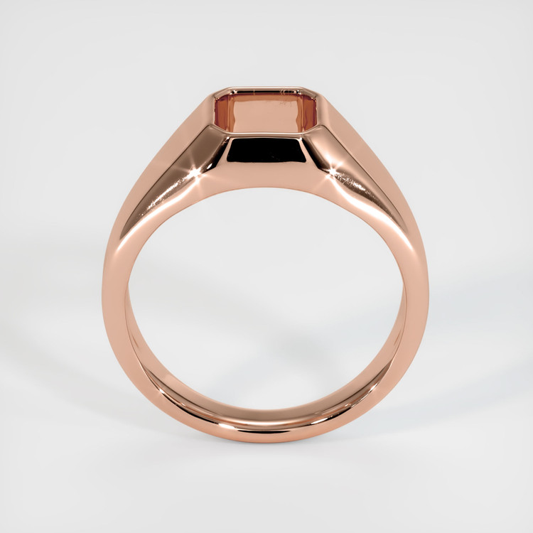 14K Rose Gold Men's Ring Setting
