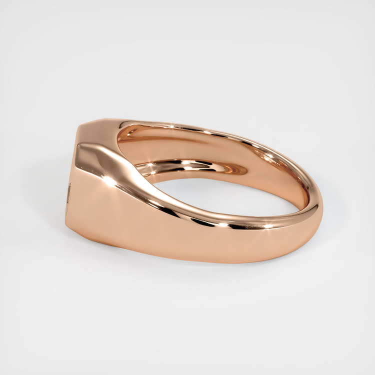 18K Rose Gold Men's Ring Setting