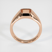 18K Rose Gold Men's Ring Setting Image