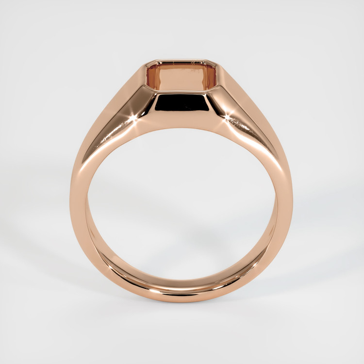 18K Rose Gold Men's Ring Setting